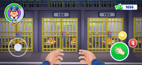 Prison Guard gameplay near the prison gate