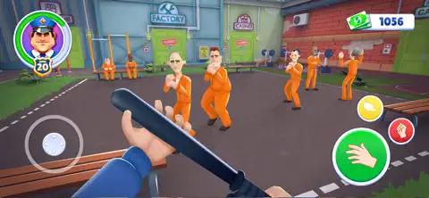 Prison Guard gameplay in the yard